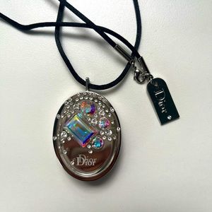 Christian Dior Cristal Boreal Jeweled Necklace #251 Pink Crystal Gloss